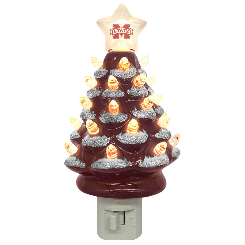 Arbre de Noël 6,5 po Nite Lite, Mississippi State