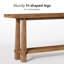 160cm Solid Wood Console Table