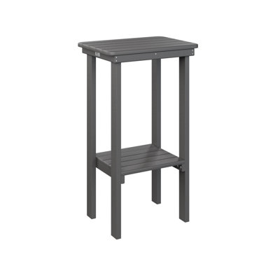 Rectangular Outdoor End Bar Table