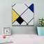 «Eriny L losange Composition with Jaune, noir, bleu, rouge et gris, 1921 sur toile» par Piet Mondrian-1319404179