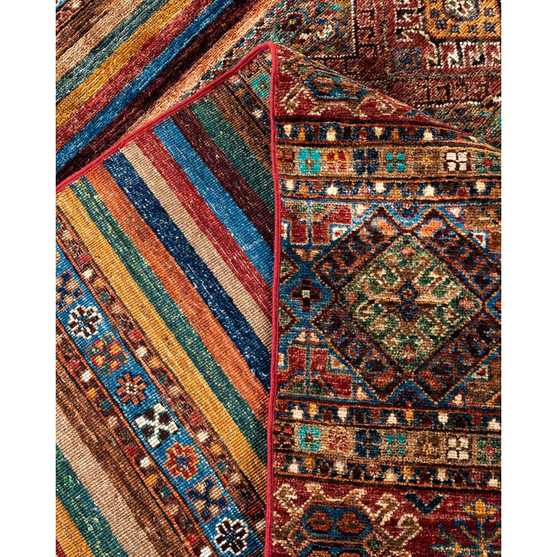 One-of-a-Kind Rectangle 8'2" X 10'3" Hand Knotted Area Rug