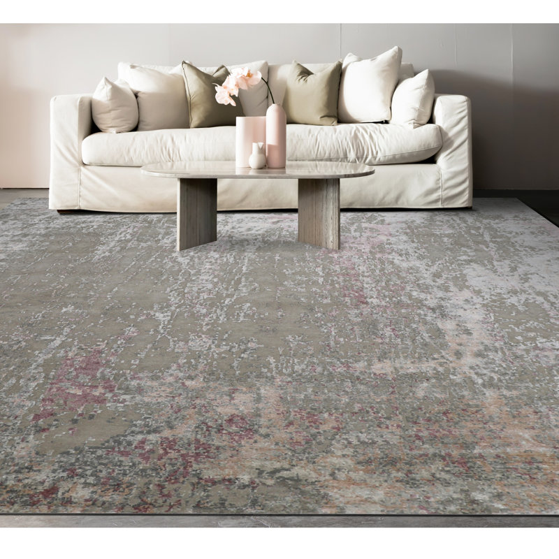 Abstract Area Rug, Rectangle 9' x 12'