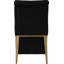 Chaise d'appoint rembourrée en velours capitonné Desroches-561642380