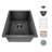 15'' L Single Bowl Stainless Steel Kitchen Sink
