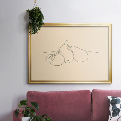 «Fruit Line Dessin IV», galerie tendue sur toile tendue
