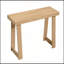 Table console étroite de 94 cm (37 po) en bois massif, idéale derrière un canapé, dans un corridor, une chambre ou un salon. Montage facile.