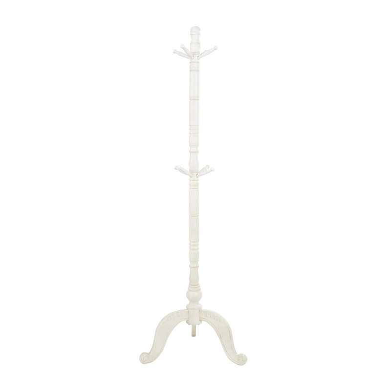 Blasien Freestanding Coat Rack, White