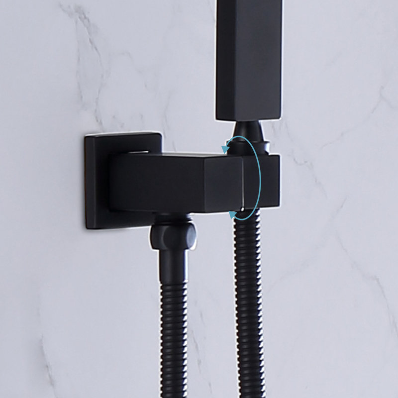 All-In-One Kit with Rough in-Valve, Matte Black