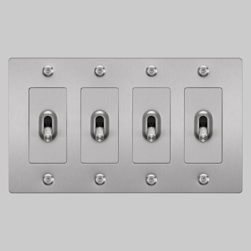 4G Toggle / Linear / Without Logo, Stainless Steel