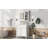Freestanding Vanity Set with Mirror Cabinet