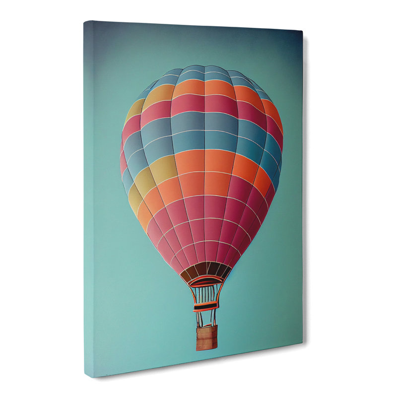 Pernilla Hot Air Balloon Traditional Vol.3 - Wrapped Canvas, 50cm H x 35cm W x 3cm D