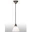 Luminaire suspendu conique à 1 lumière