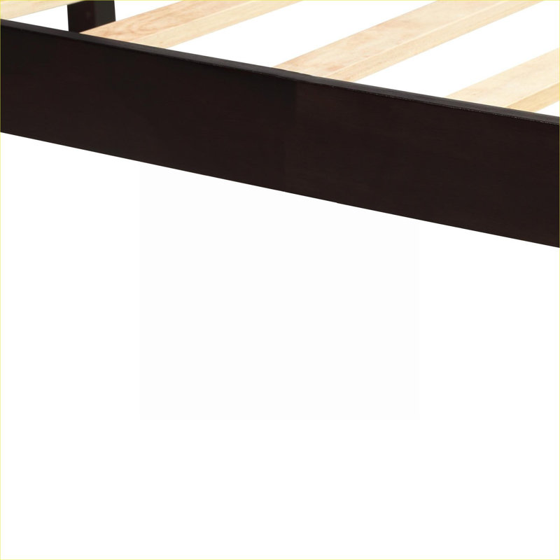 Structure de lit plateforme avec tête de lit Rustic Modern