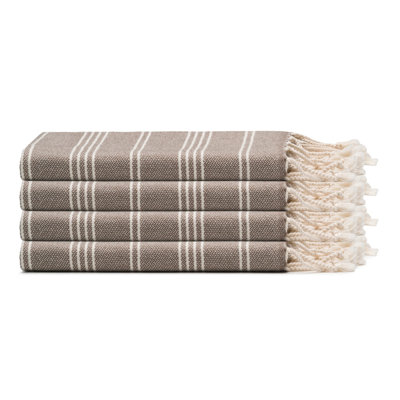 Ensemble de 4 serviettes en coton Essential