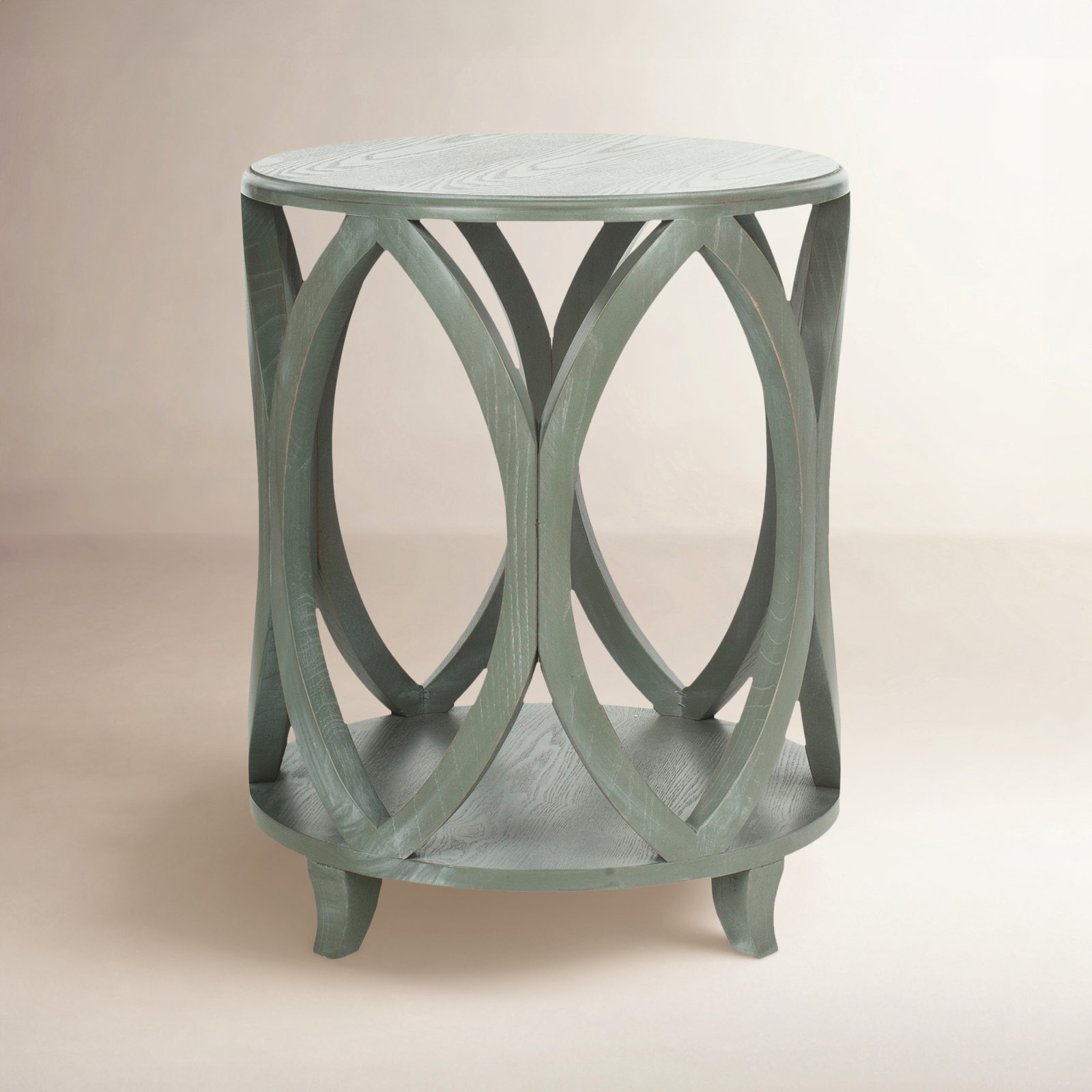 Smithson Solid Wood End Table, Ash Gray