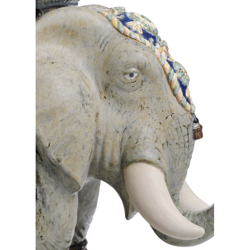 Siamese Elephant Figurine