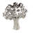 Cole And Grey Ceramic Glossy Tree Decorative Sculpture With Abstract Cutouts-1158589366