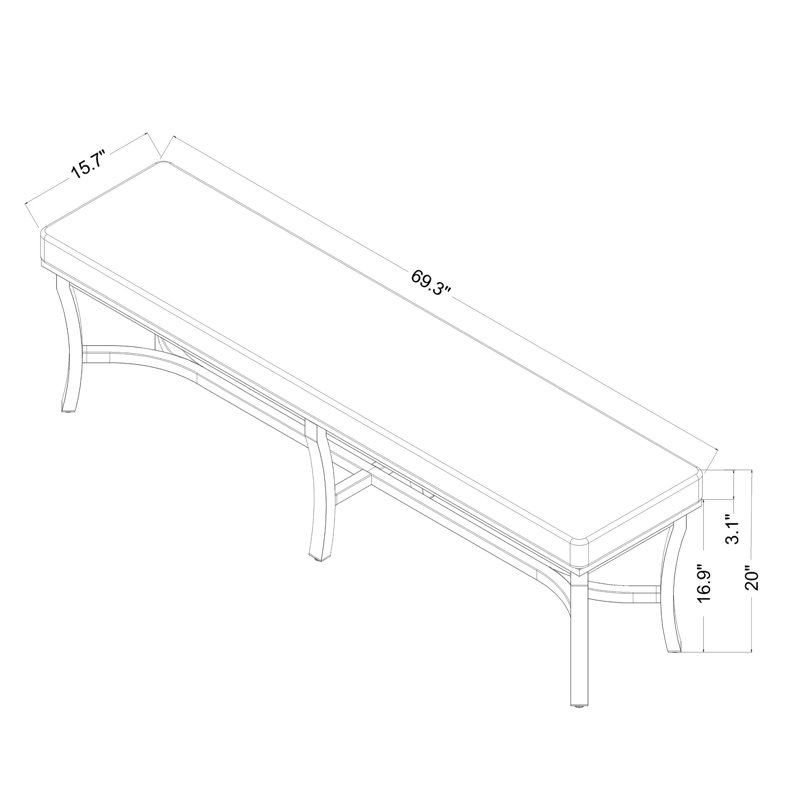Cape Town Outdoor Bench