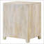 Buffet décoratif 1 porte blanc délavé