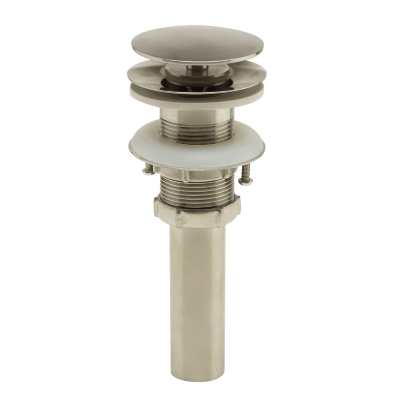 1.25'' W Pop-Up, Brushed Stainless Steel