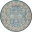 Tapis décoratif bleu oriental Linz-40278240