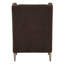 Fauteuil d'appoint en tissu brun Nevai
