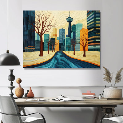 Canada, Toronto, automne, scène de ville, art mural Toronto