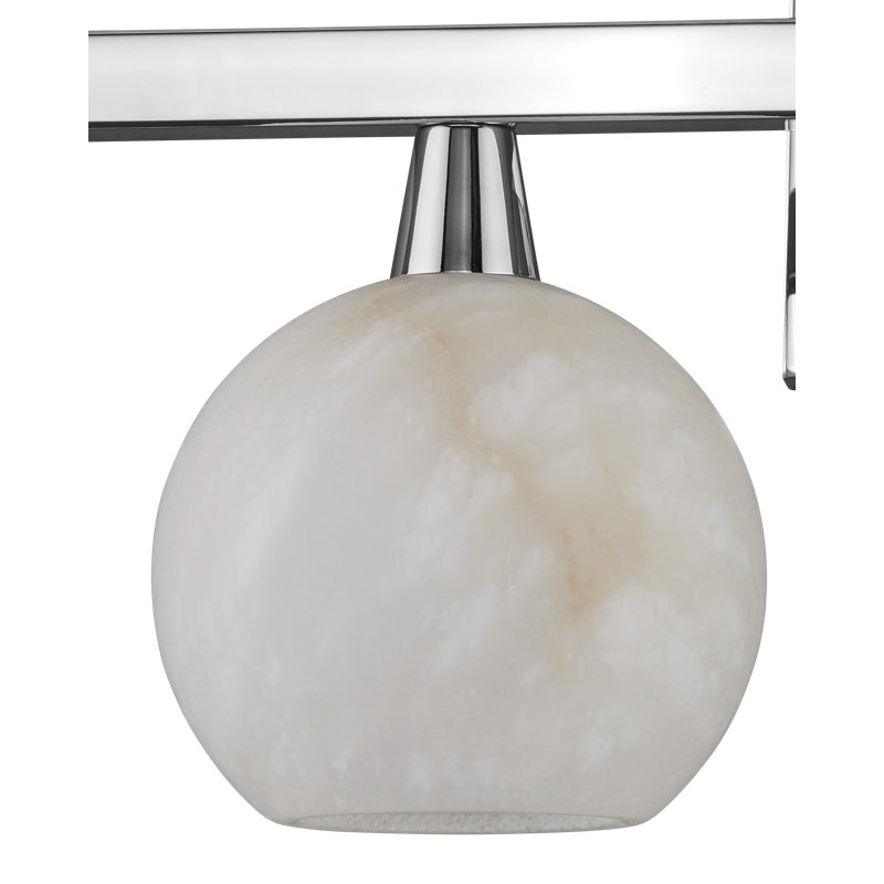 Bombelles Bronze Bath Bar, Polished Nickel