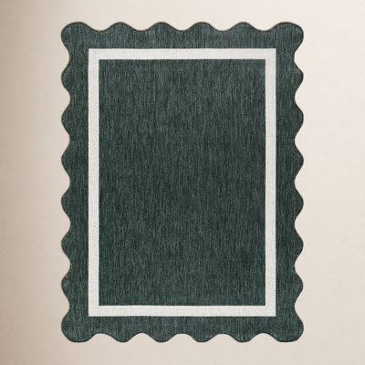 Skiles Green Outdoor Rug