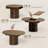 Extendable Round to Oval Wooden Dining Table with Storage (Only Table)