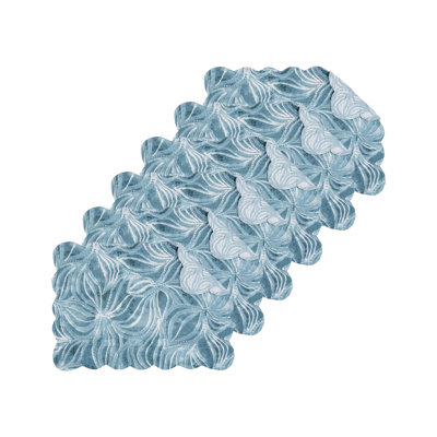 Ensemble de 6 napperons en coton Azzurra