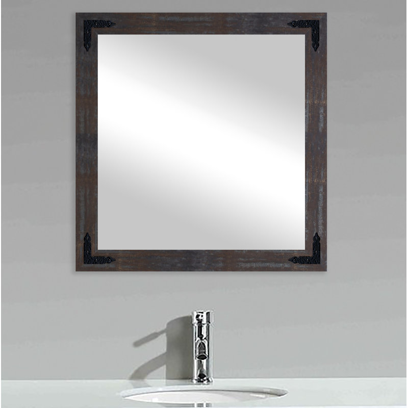 Miroir mural, H 32,5 po x l 32,5 po