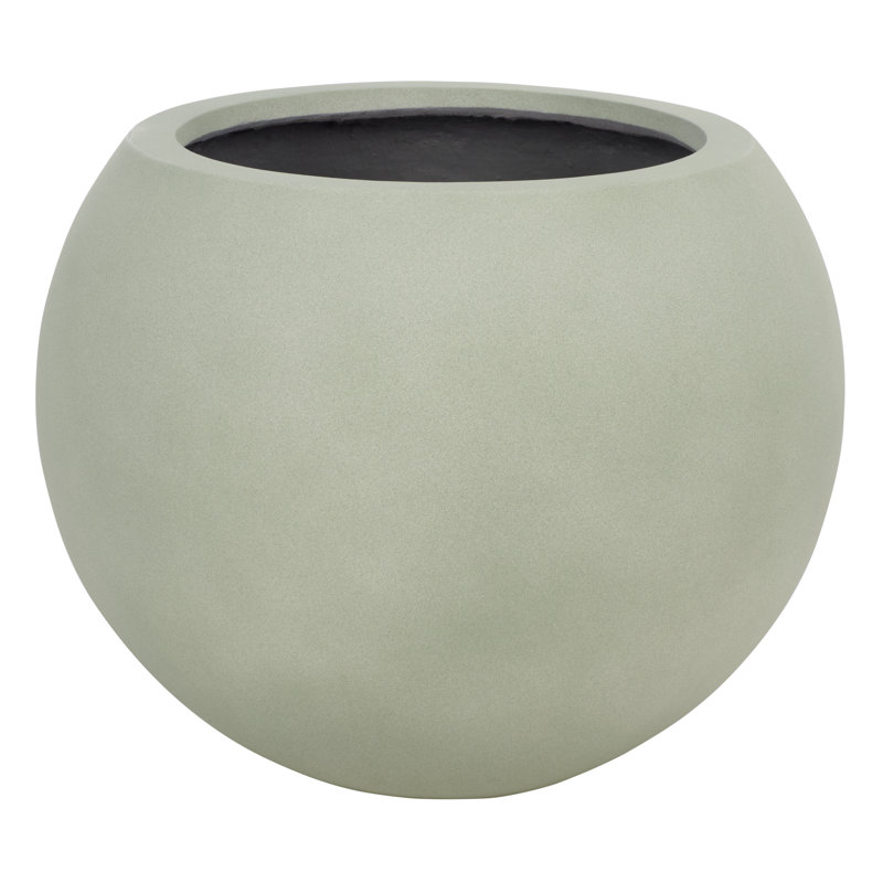 Sedgewickville Handmade Concrete Pot Planter, Sage