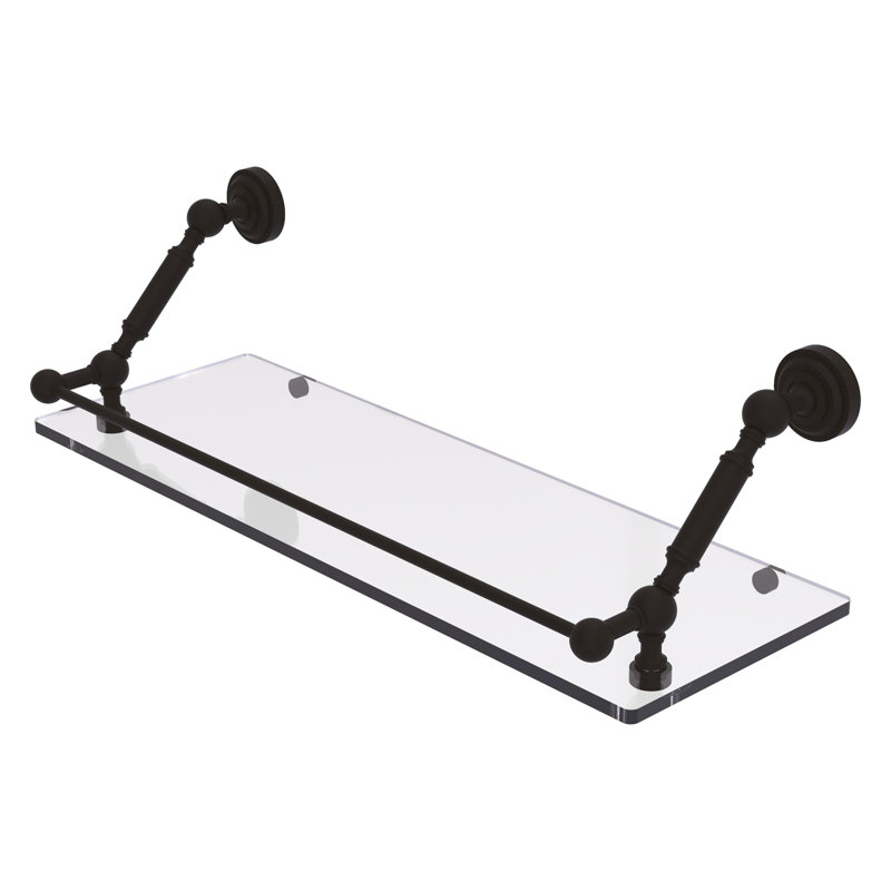 Marchmont Bracket Shelf, Oil Rubbed Bronze, 7.3" H x 24" W x 8.6" D