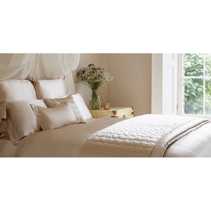 Signature Silk Boudoir Pillowcase, Blush