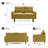 Madian Velvet Sofa-908878054-869316934