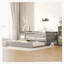 Lit de jour en bois avec couchette et garde-corps-119634591-119634589