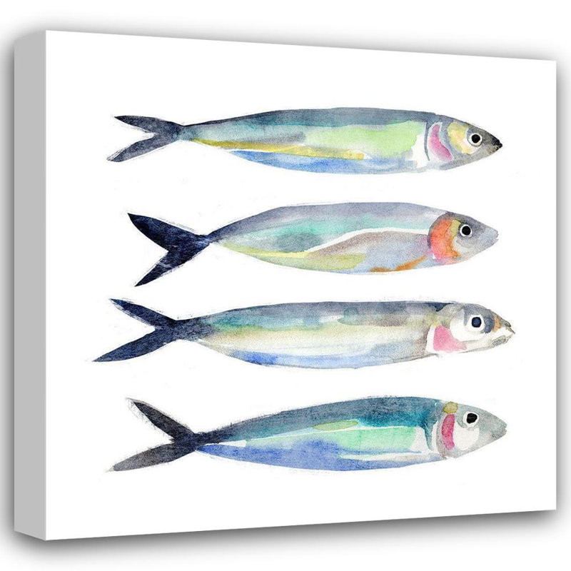 Beachcrest Home ™, art sur toile tendue par Warren, Annie, œuvre de sardine I