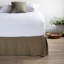 Jupe de lit 100 % lin français - Twin XL - Fauve-101788107-137099120