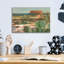  «Pop Desert 2» par Ethan Harper, art mural en verre acrylique, 16 po x 12 po