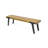 Davonna Manufactured Wood Wood Outdoor Bench