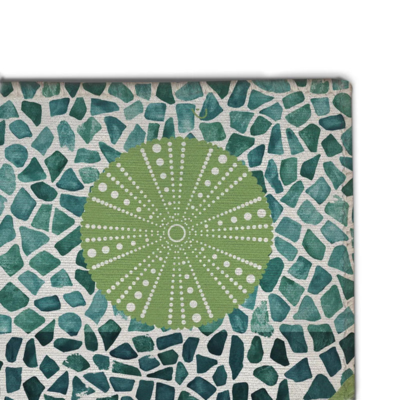 Tapis intérieur / extérieur rectangulaire avec envers antidérapant, Rectangle 5 pi x 7 pi