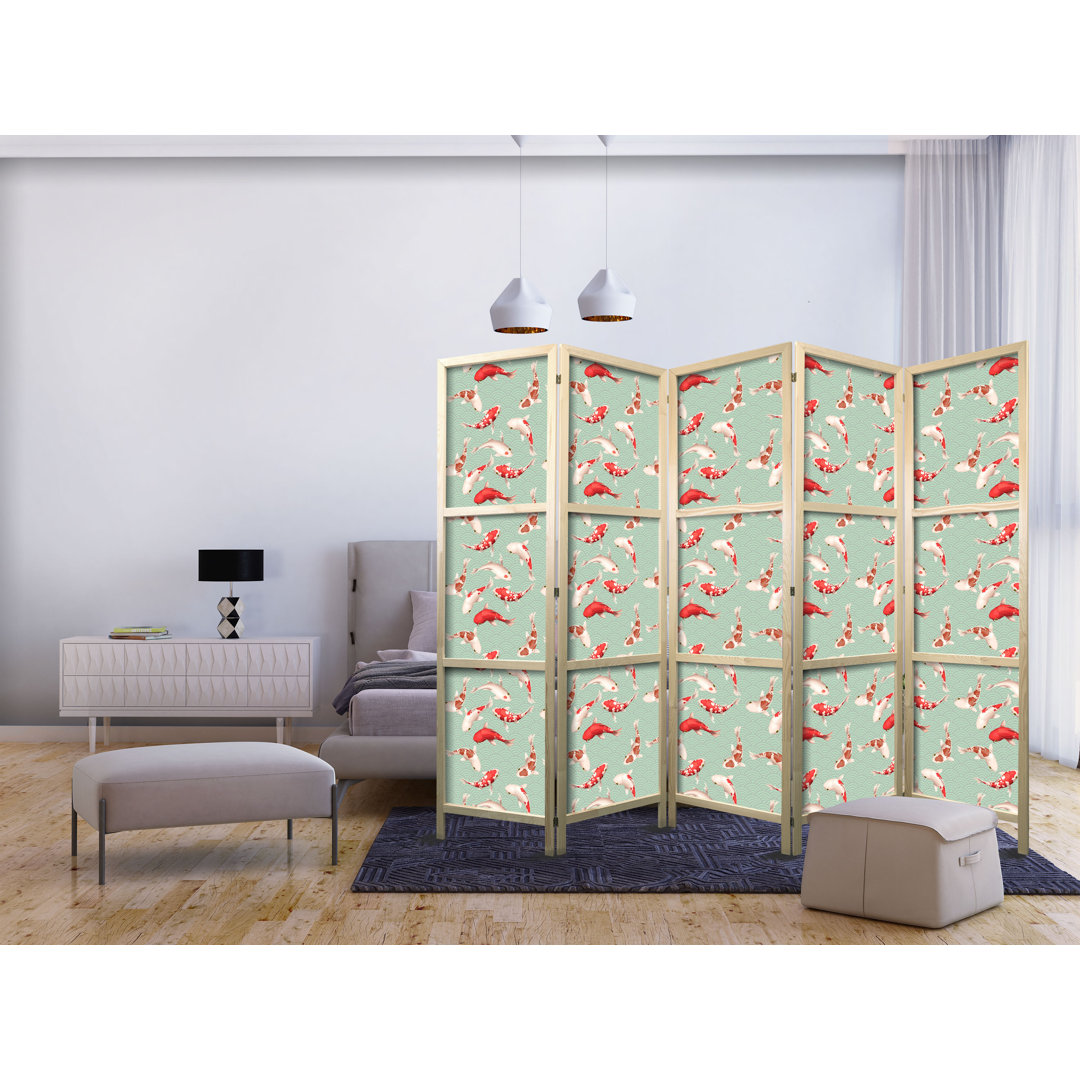 1710cm H Solid Wood Folding Room Divider