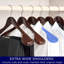 Oletha Wood Non-Slip Accessories Hanger