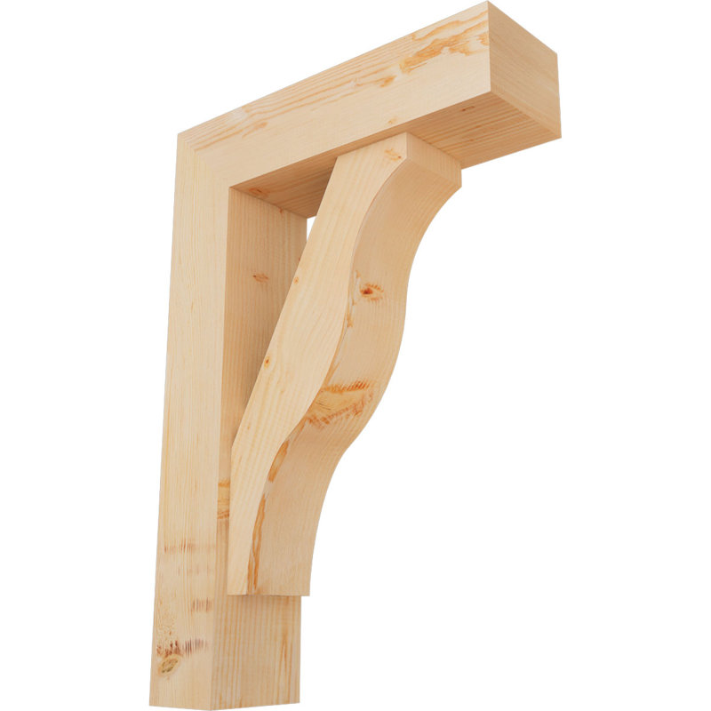 Support Funston Block avec support décalé, 38 x 26, Sapin Douglas de l 7 1/2 (lisse)