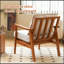 Chaise d'appoint avec pieds en bois et coussin en tissu doux-132922237
