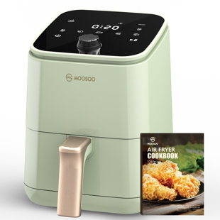 Cook's Essentials 6 Quart Digital Air Fryer, Includes Nonstick Frying  Drawer and Rack, Powerful 1500-watt Motor, 8 Unique Food Functions, Red