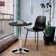 Bushrah Round Metal Base Dining Table