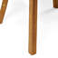 Chaises de salle à manger d'extérieur en bois avec coussins, ensemble de 2-786955660-786955661