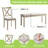Deral 6 - Person Farmhouse Rectangular Solid Wood Dining Set with Bench. Brown/Beige-119290990